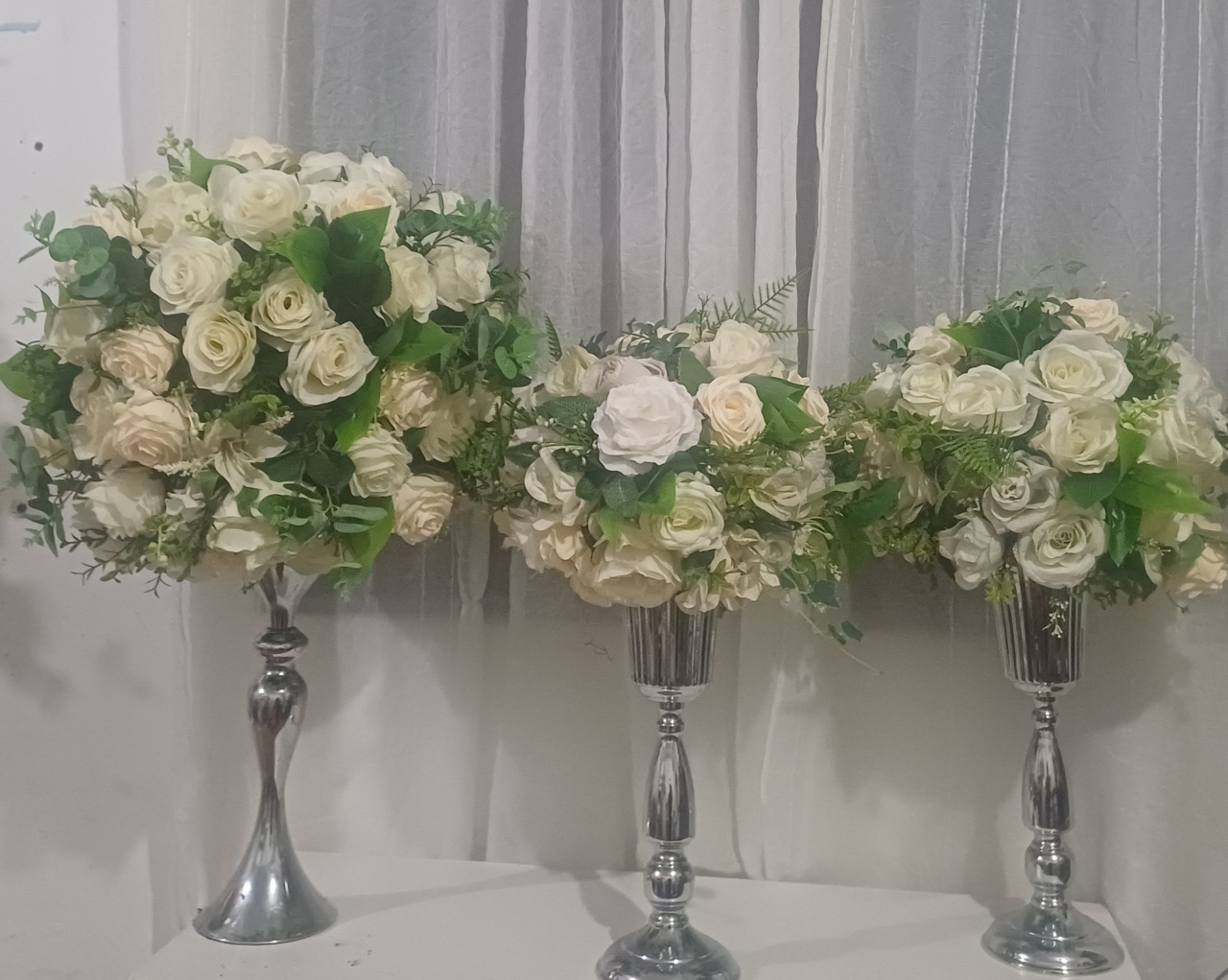 Arranjo Branco P - SekineDecore