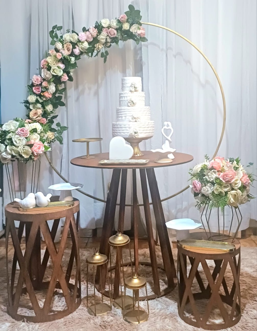 Casamento Mesa Rústica - SekineDecore
