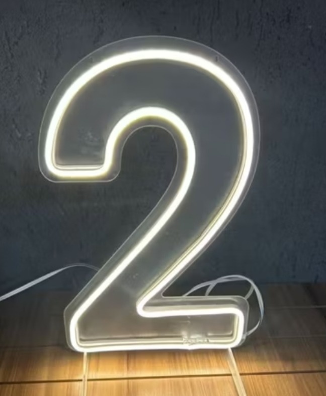 Numero 2 Led - SekineDecore