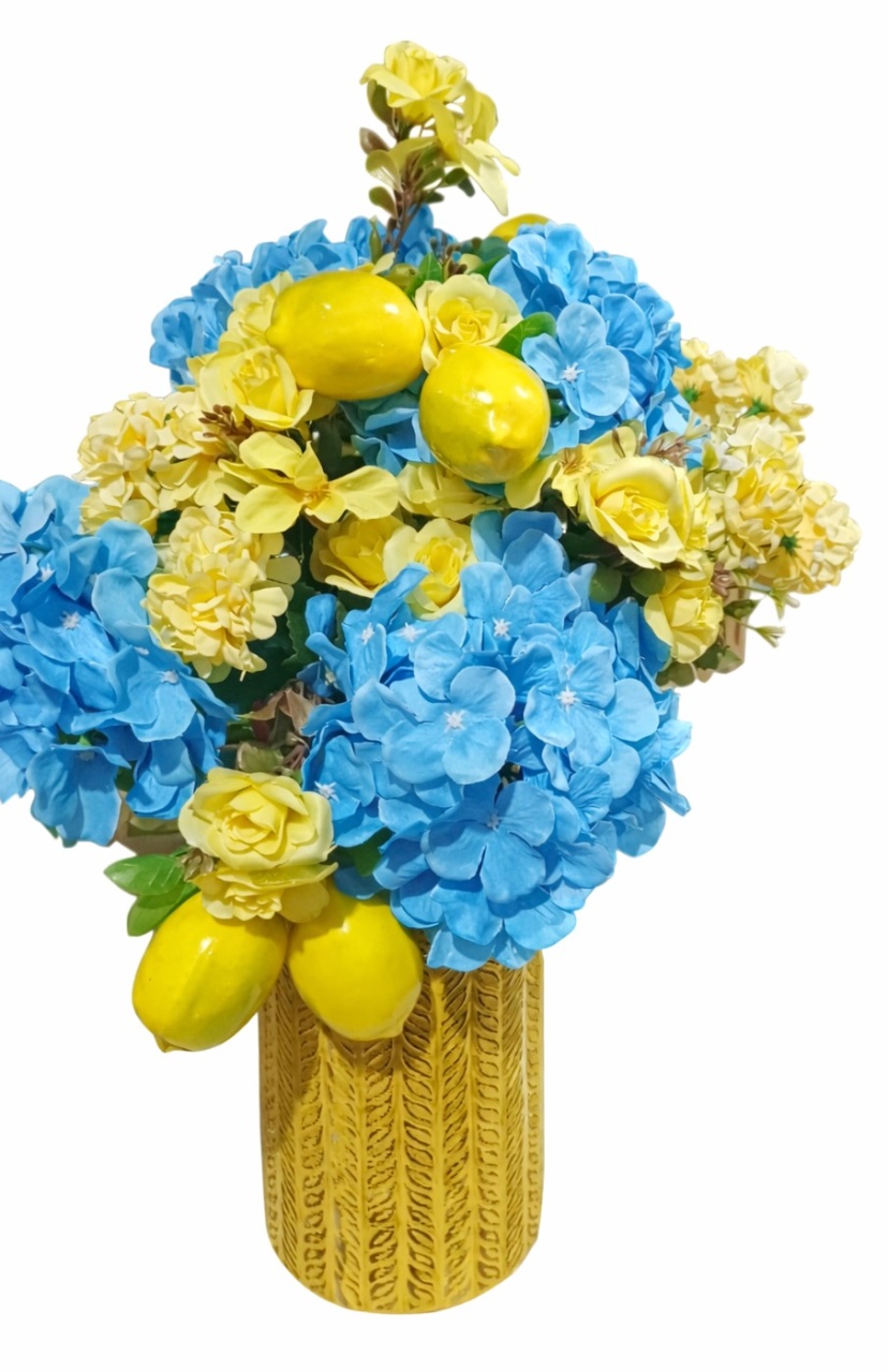 Flores Arranjo Limão  - SekineDecore