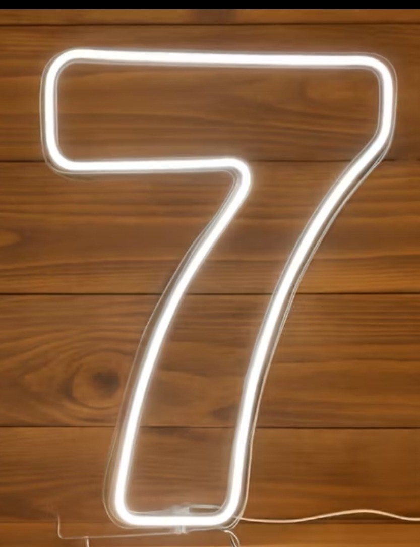 Numero de Led 7 50Cm - SekineDecore