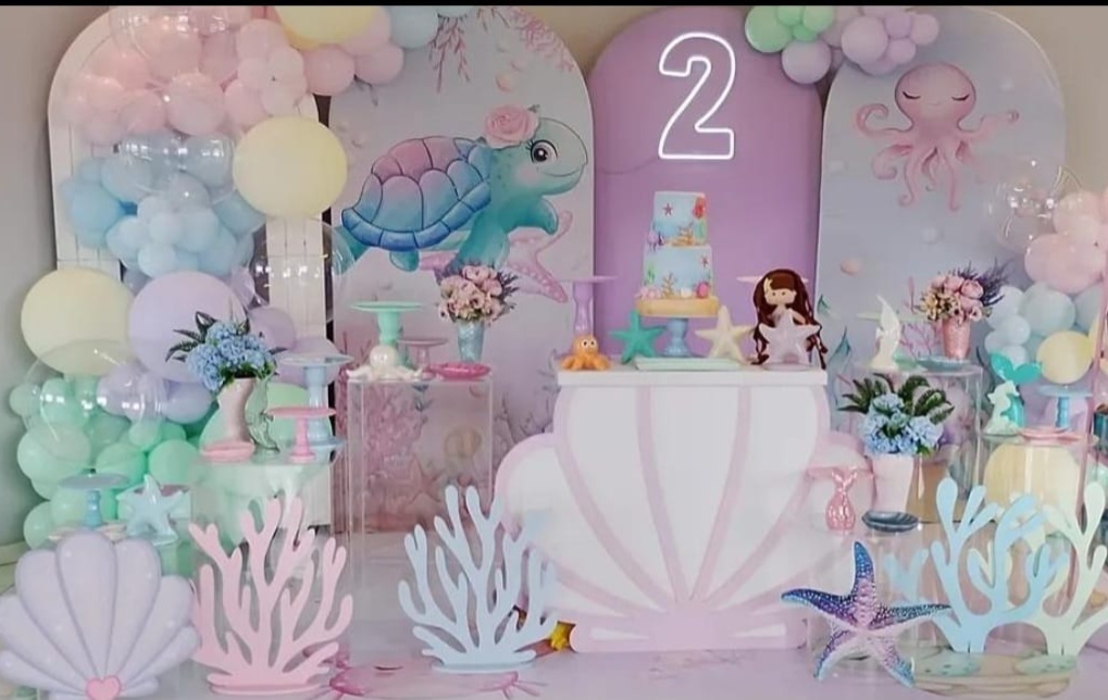 Decoração Fundo Do Mar Feminino - SekineDecore