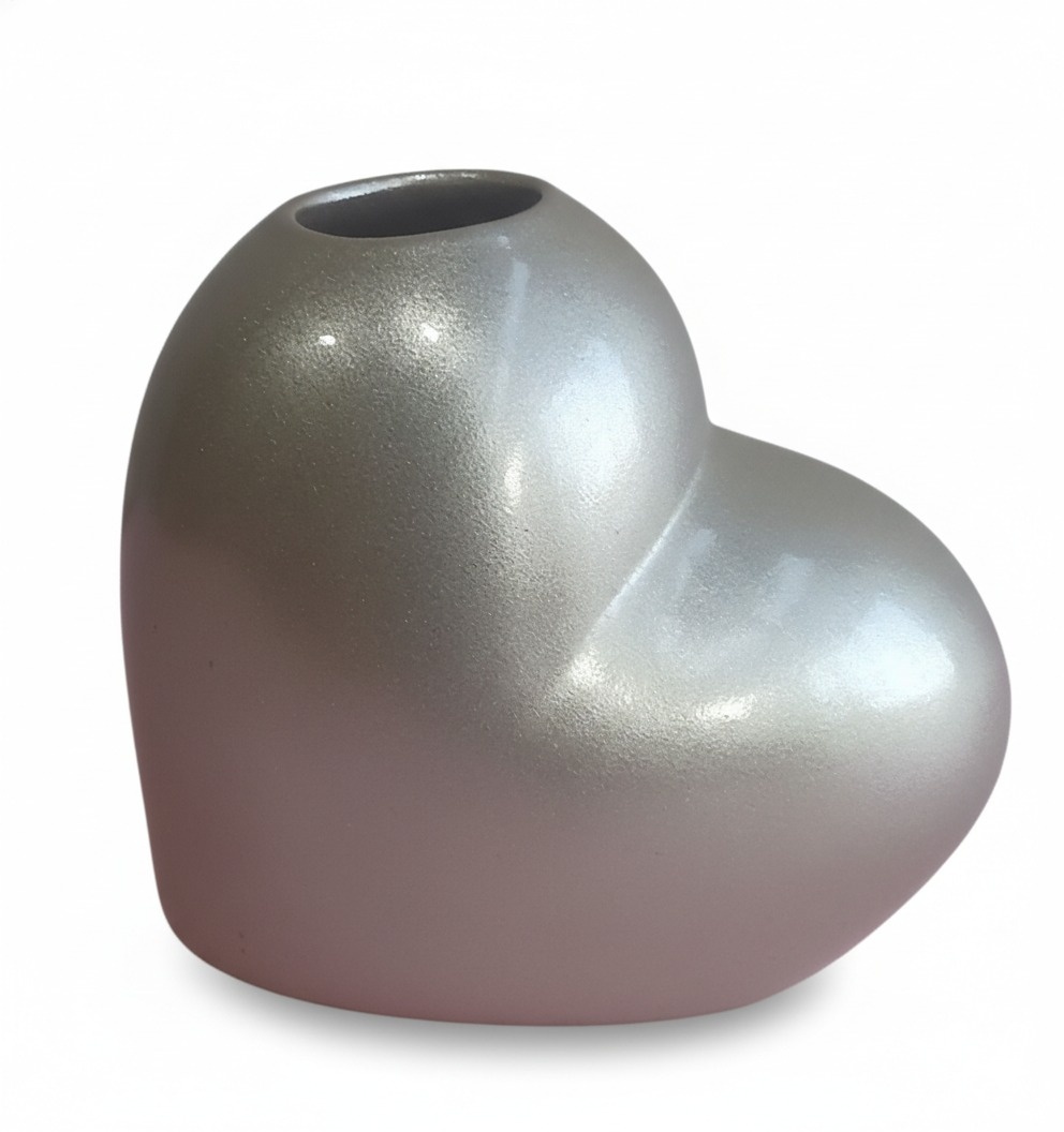 Vaso Coração Rosa - SekineDecore