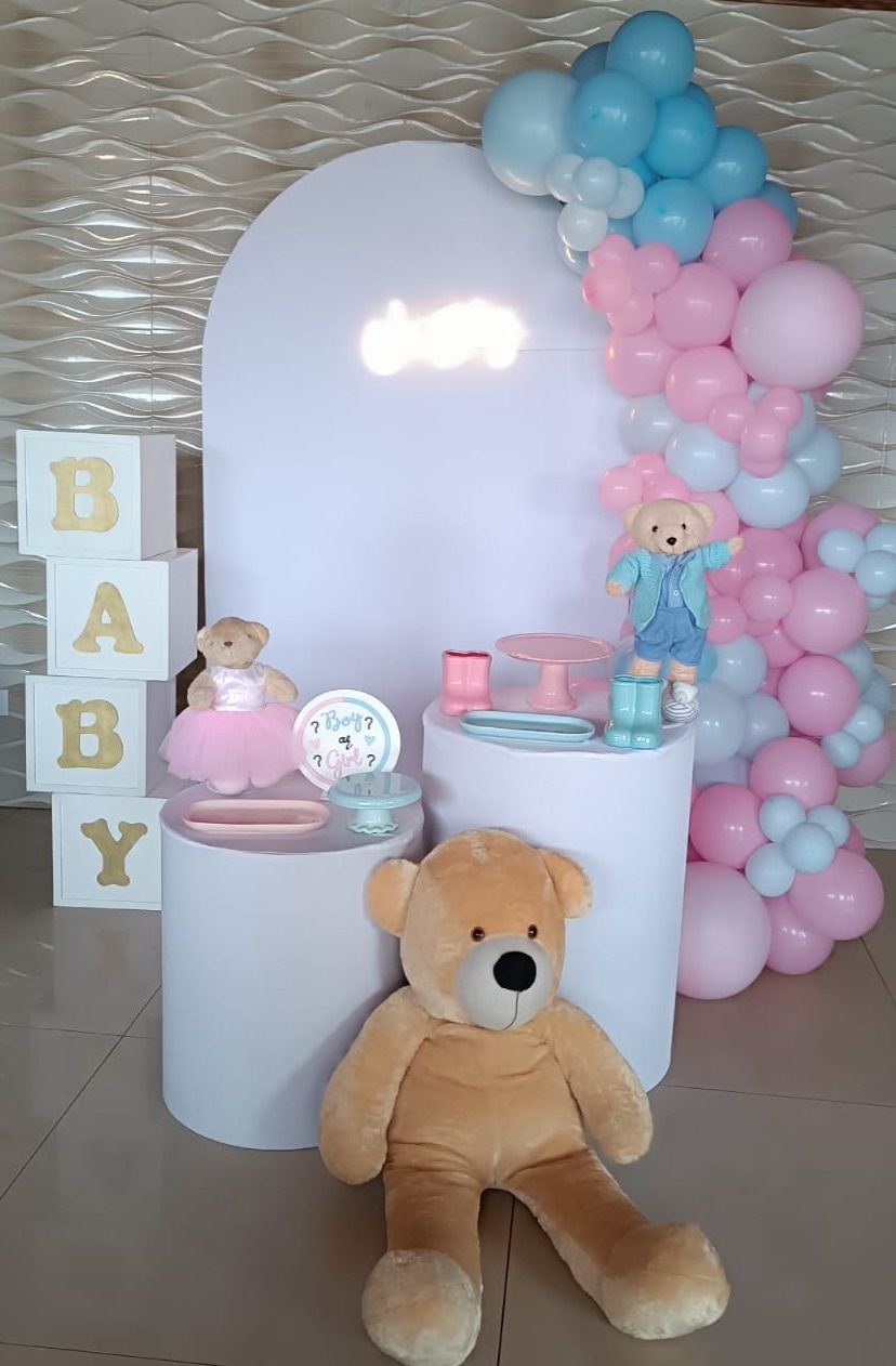 Cha Revelação  Urso - SekineDecore
