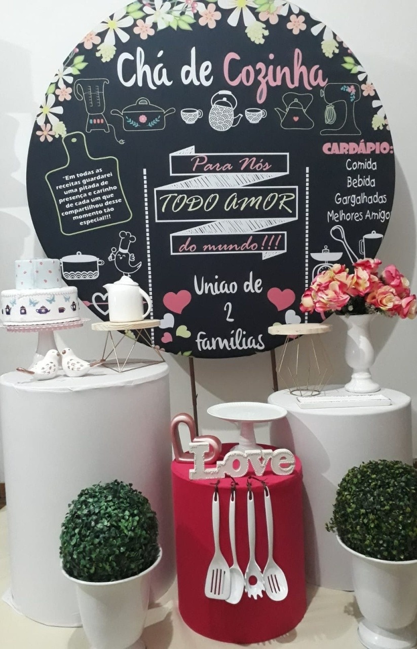 Chá de Cozinha Rosa - SekineDecore