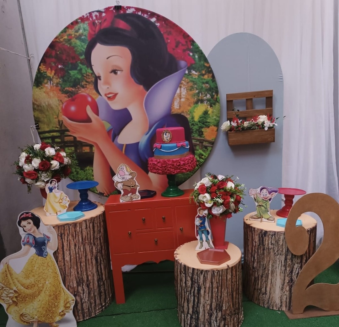 Branca de Neve Personalizado  - SekineDecore