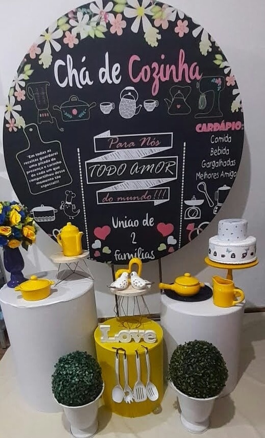 Chá de Cozinha Amarelo - SekineDecore