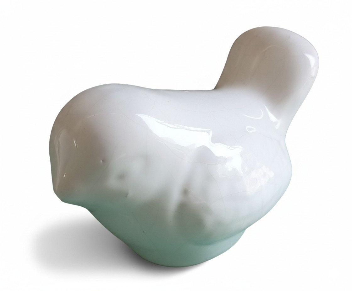 Pombinho Branco Porcelana (G) - SekineDecore