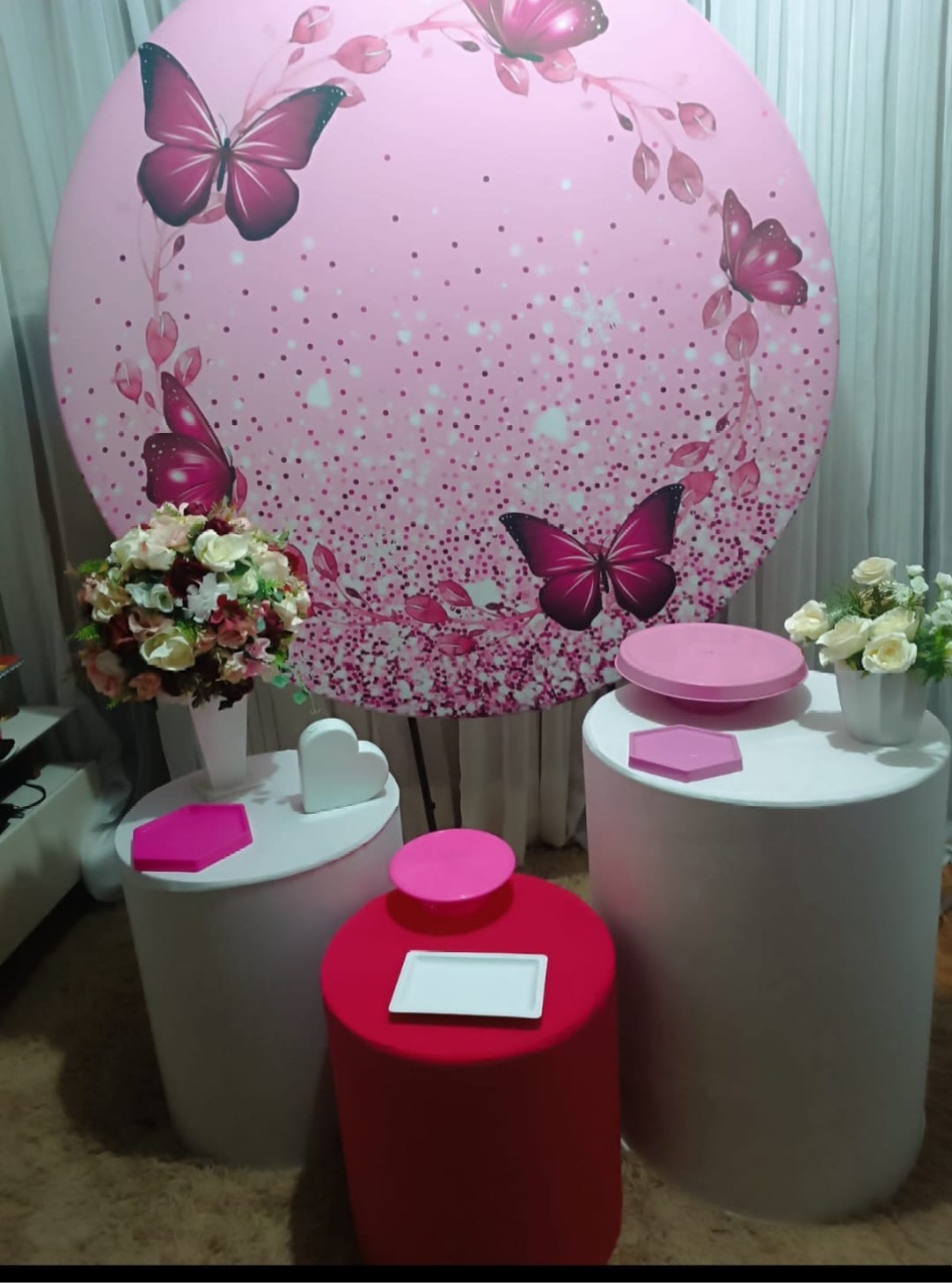 Borboleta Rosa - SekineDecore