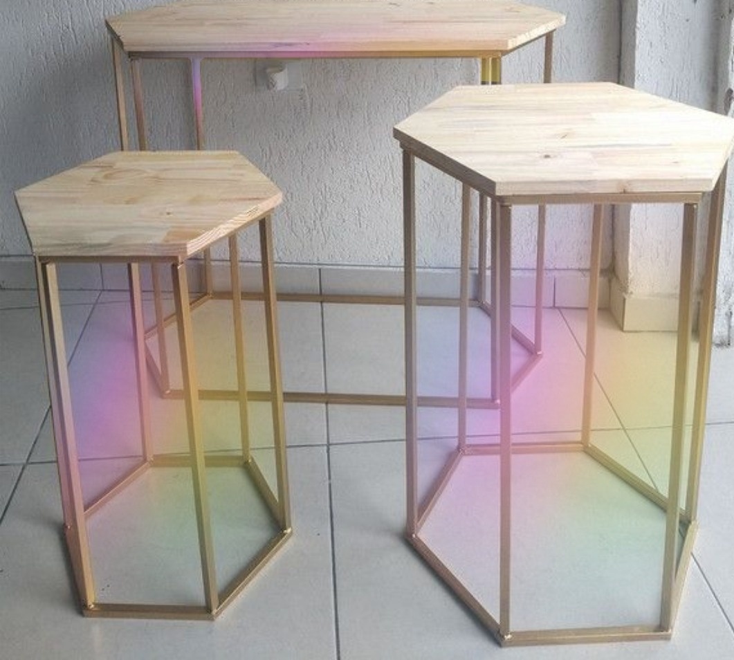 Kit de Mesa Sextavada - SekineDecore
