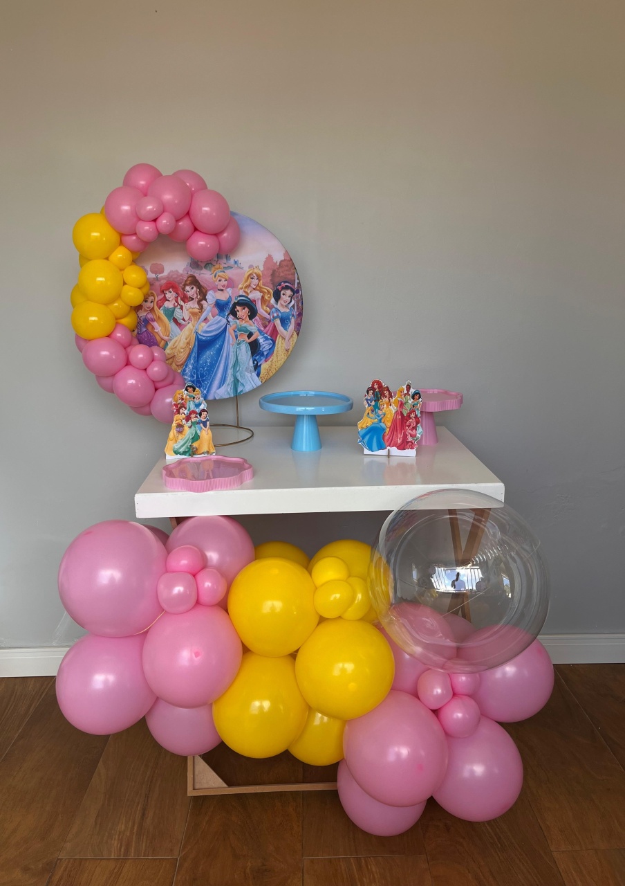Festa Na Mesa Princesas - Planetpegueemonte