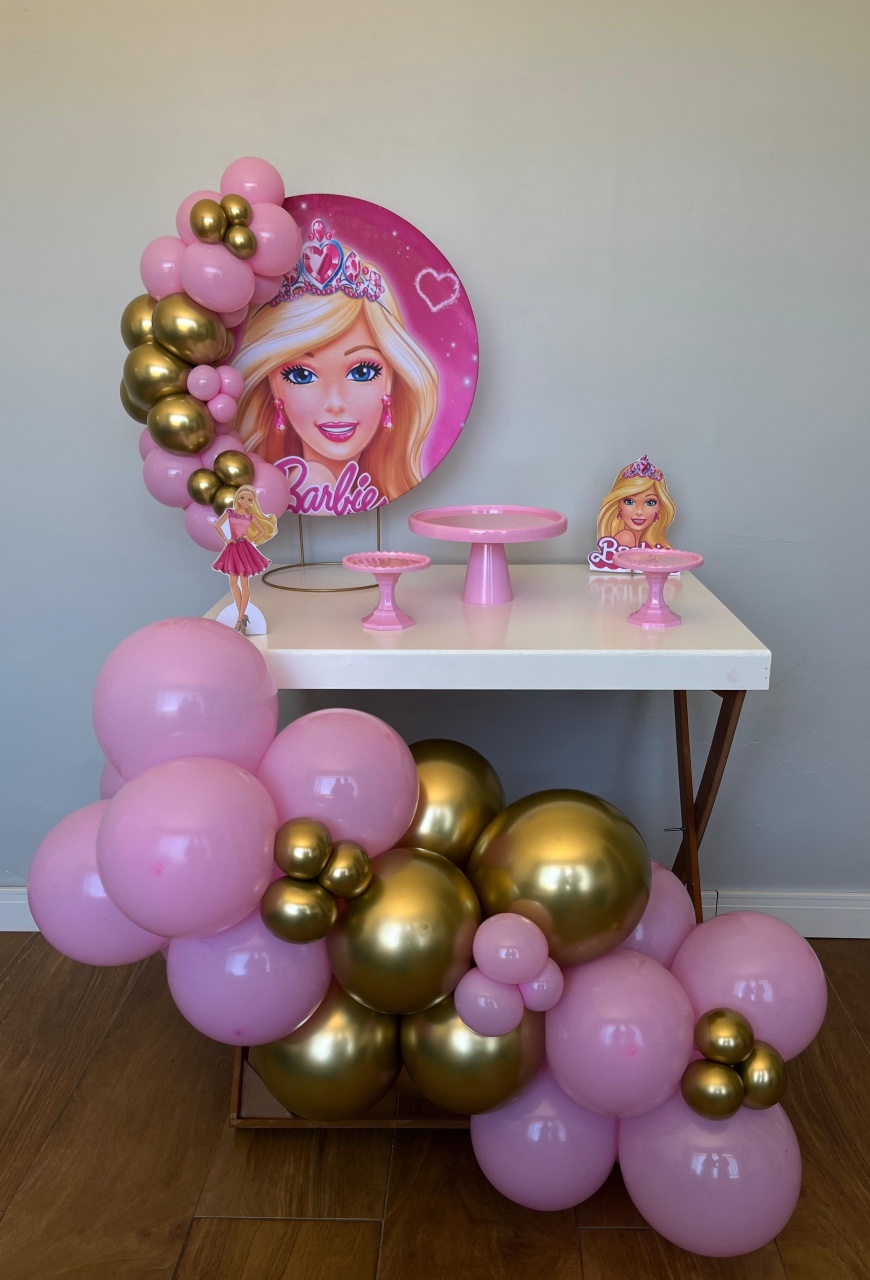 Festa Na Mesa Barbie - Planetpegueemonte