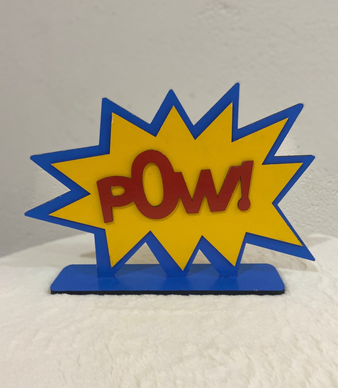 Placa Pow! - UPFestas e Decorações