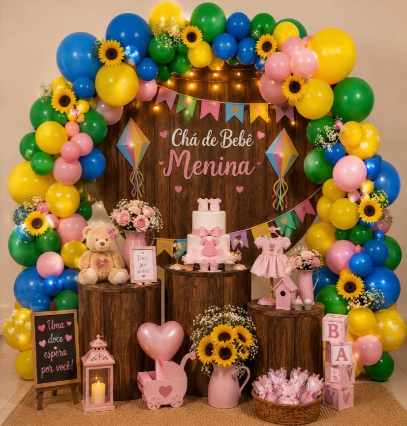 Decoração Personalizada Copa E Junina - UPFestas e Decorações