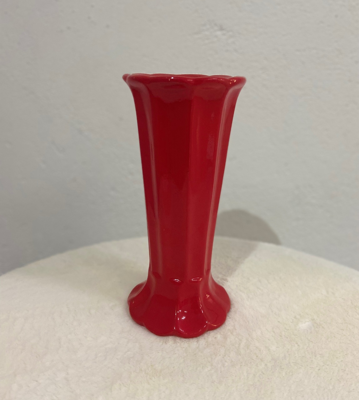 Vaso Cerâmica Vermelho - UPFestas e Decorações