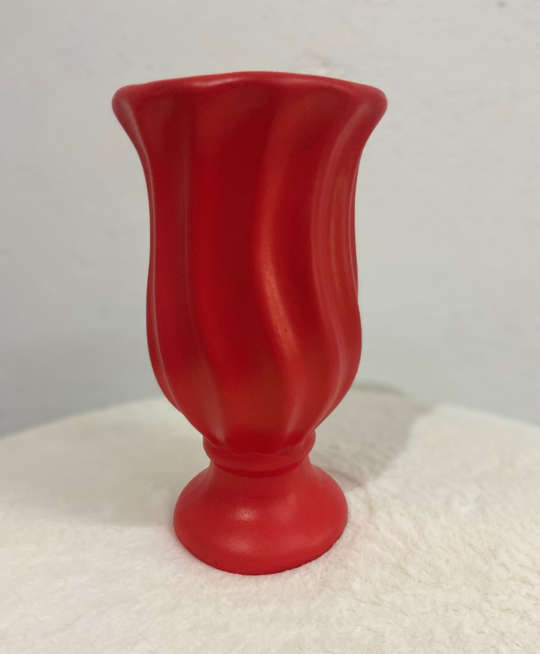 Vaso Cerâmica Vermelho  - UPFestas e Decorações