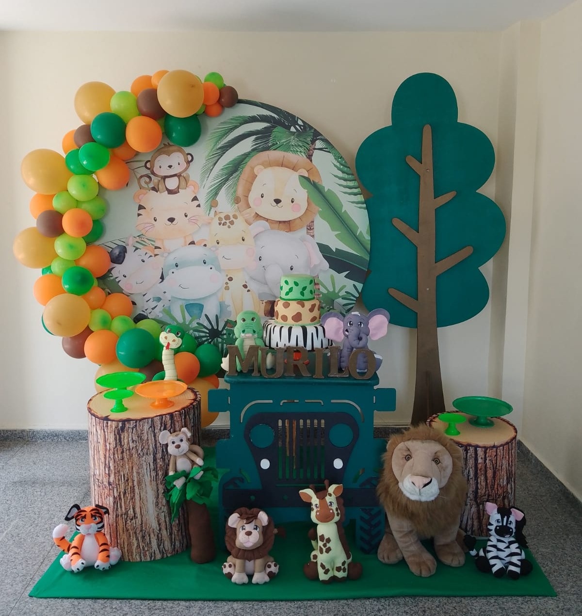 Decoração Safari - UPFestas e Decorações