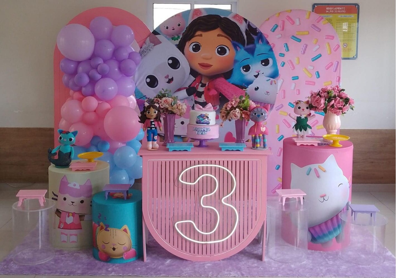 Decoração Casa Magica da Gaby - UPFestas e Decorações