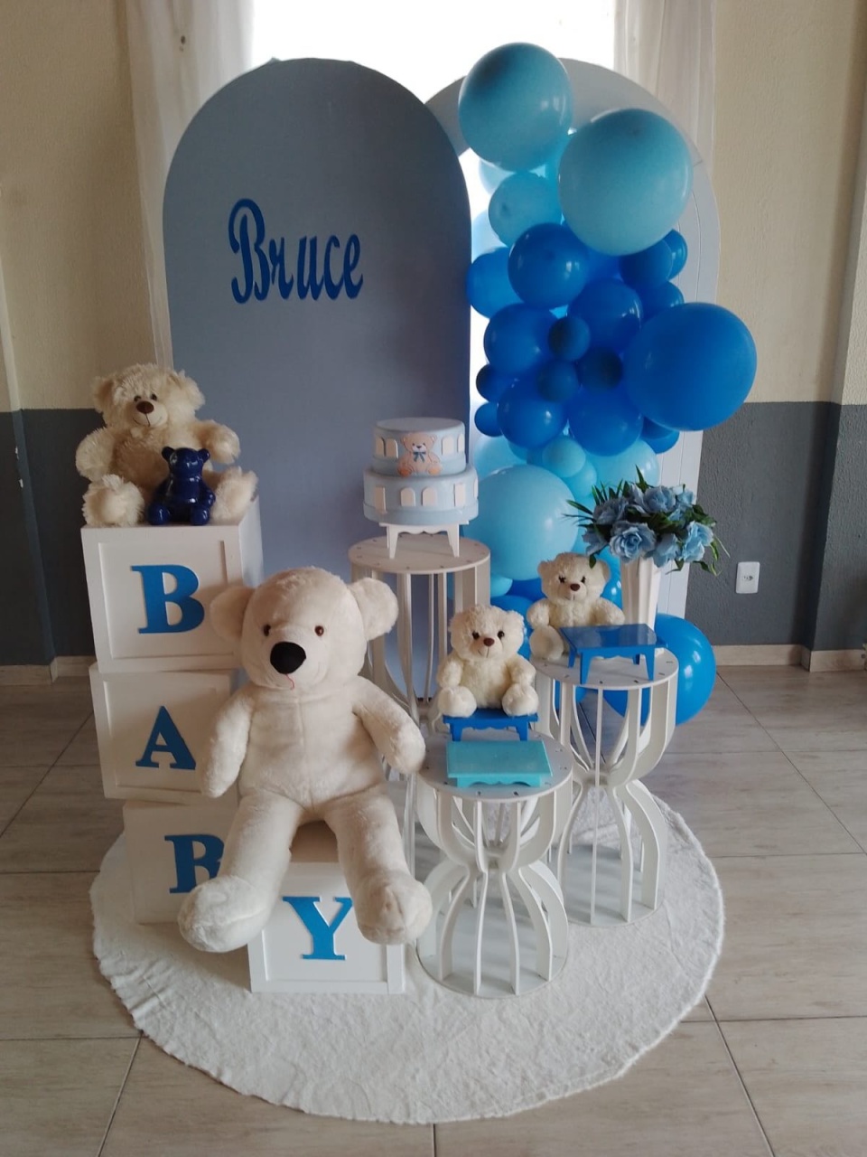 Decoração Baby Boy - UPFestas e Decorações