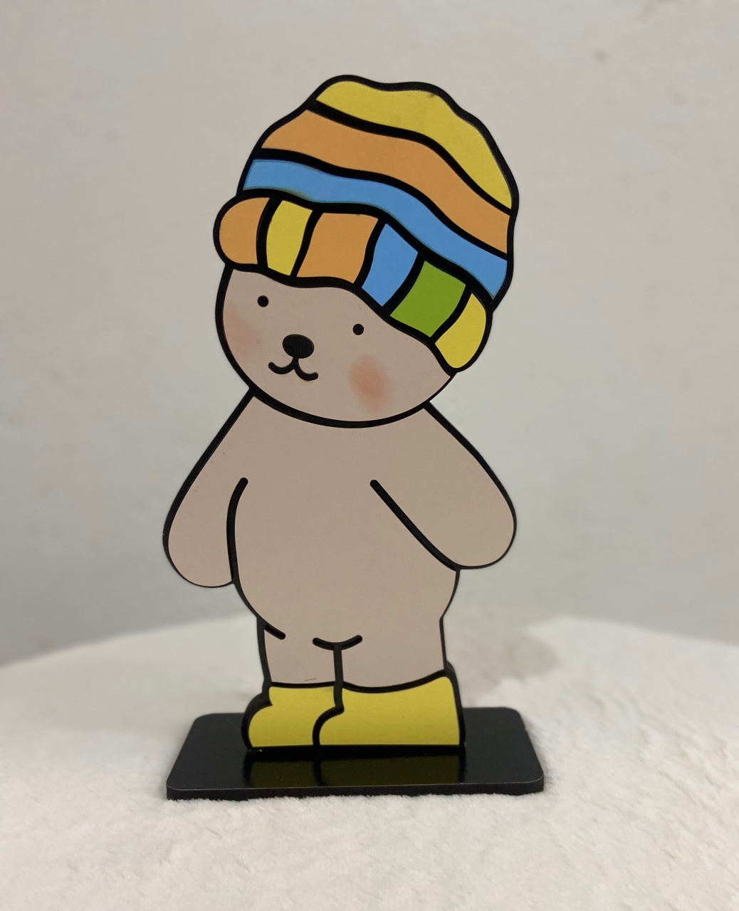 Placa Urso Bobbie Goods - UPFestas e Decorações