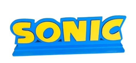 Display Mdf Sonic - UPFestas e Decorações