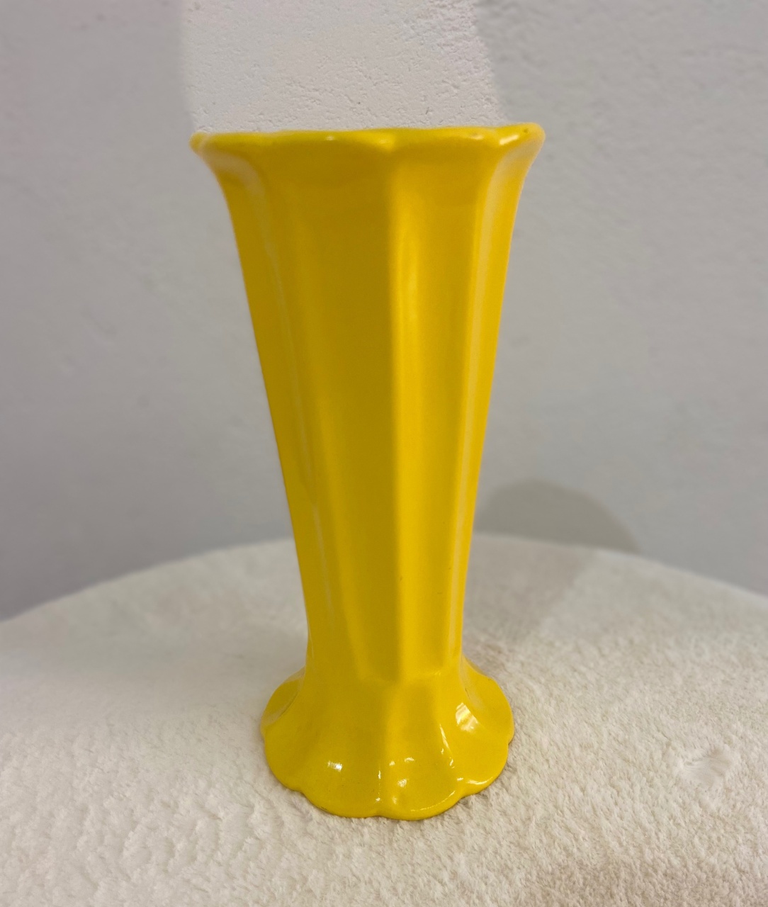 Vaso Cerâmica Amarelo - UPFestas e Decorações