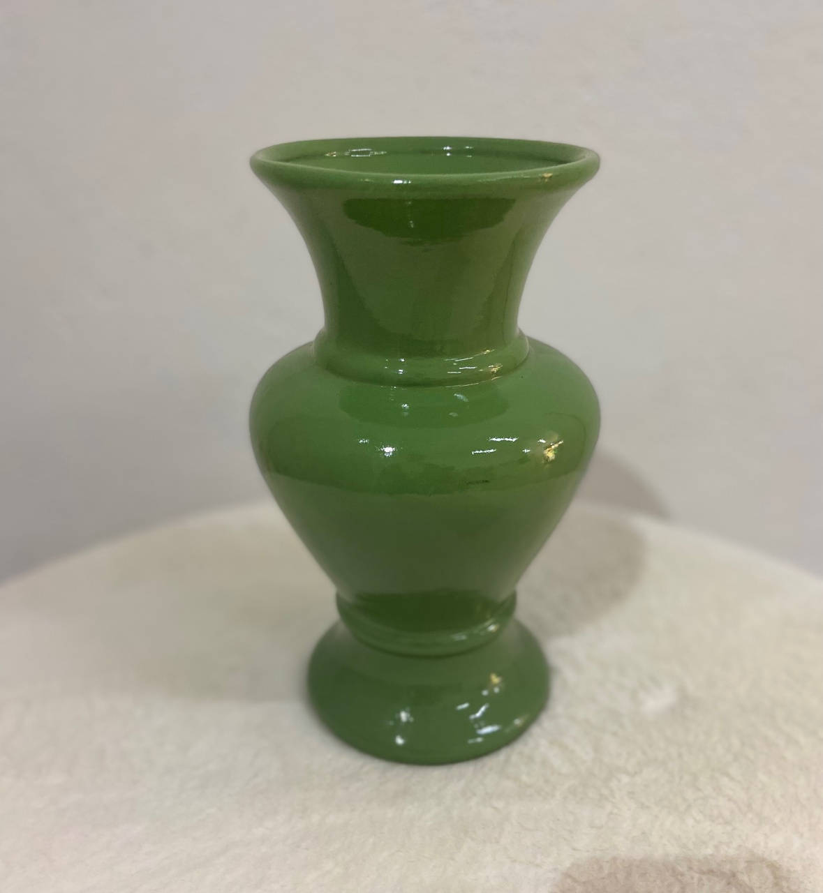 Vaso Cerâmica Verde  - UPFestas e Decorações