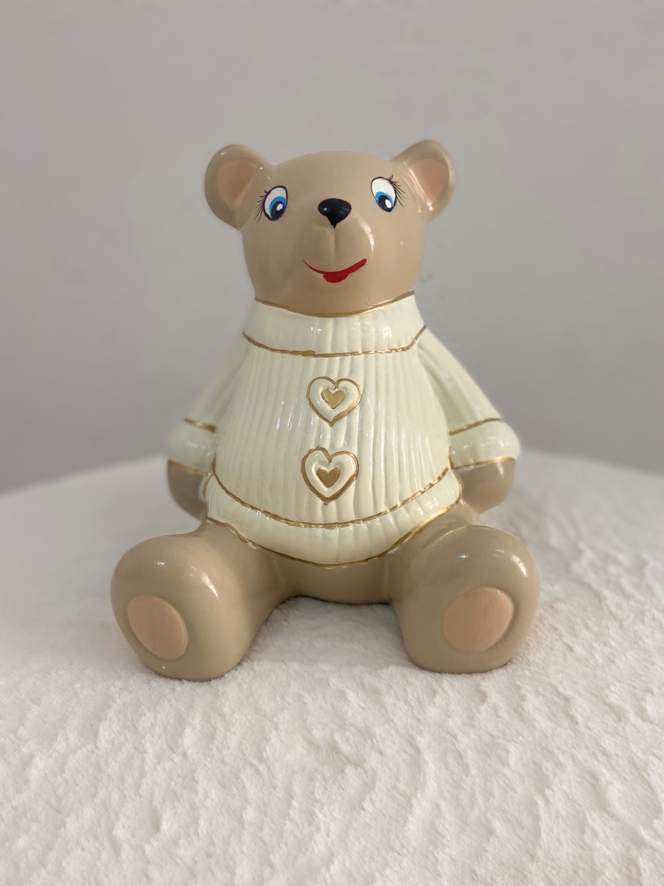 Urso Nude Cerâmica   - UPFestas e Decorações