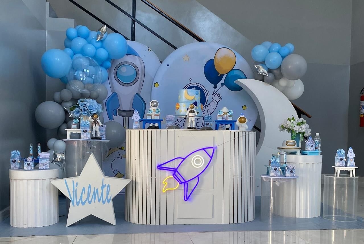 Decoração Astronauta - UPFestas e Decorações
