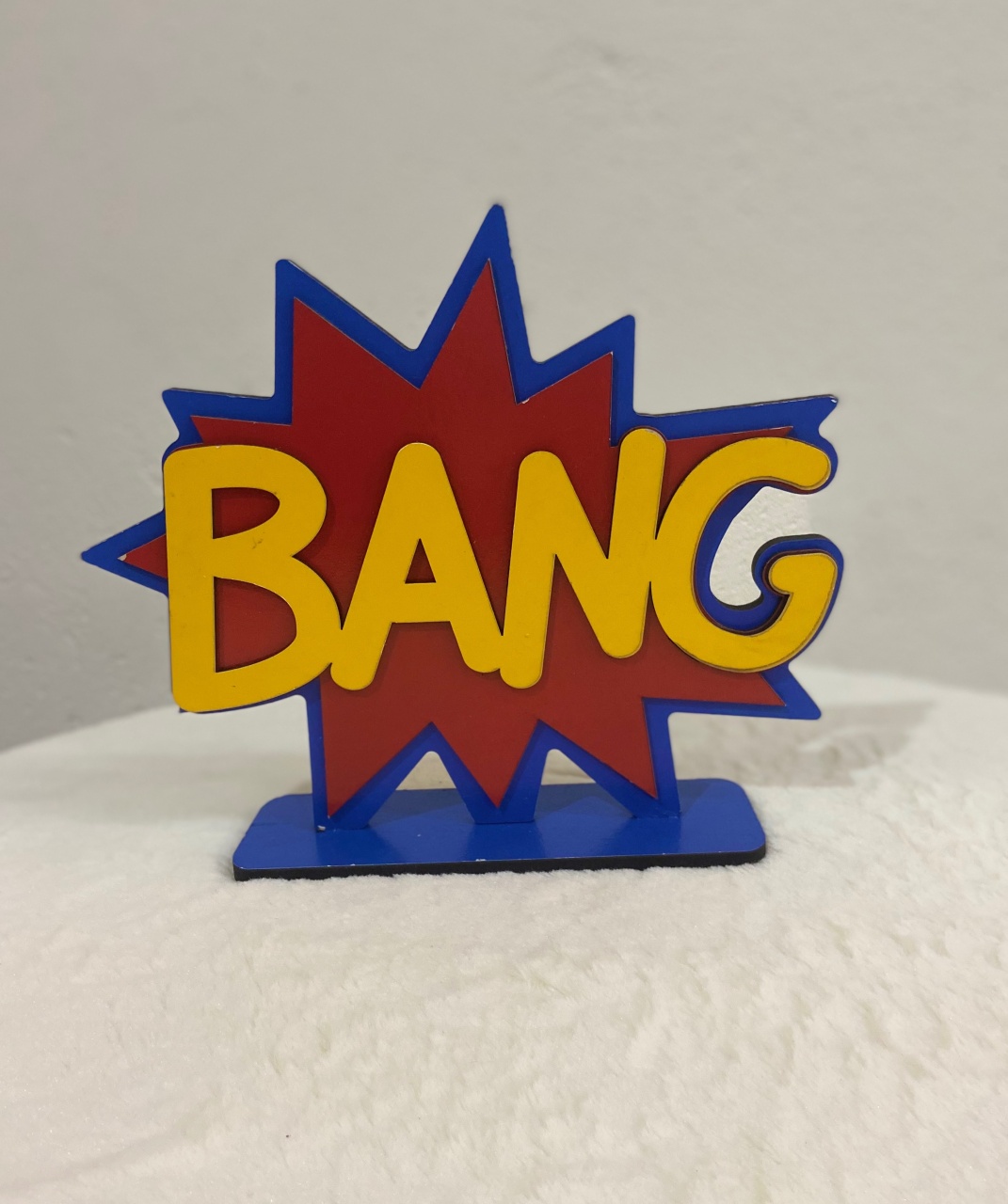 Placa Bang - UPFestas e Decorações