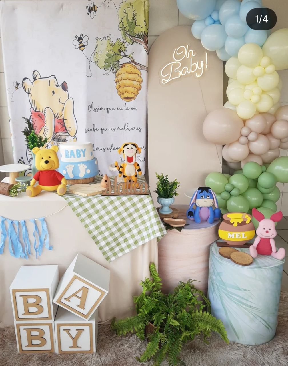 Ursinho Pooh Montagem - Encanto Festivo 