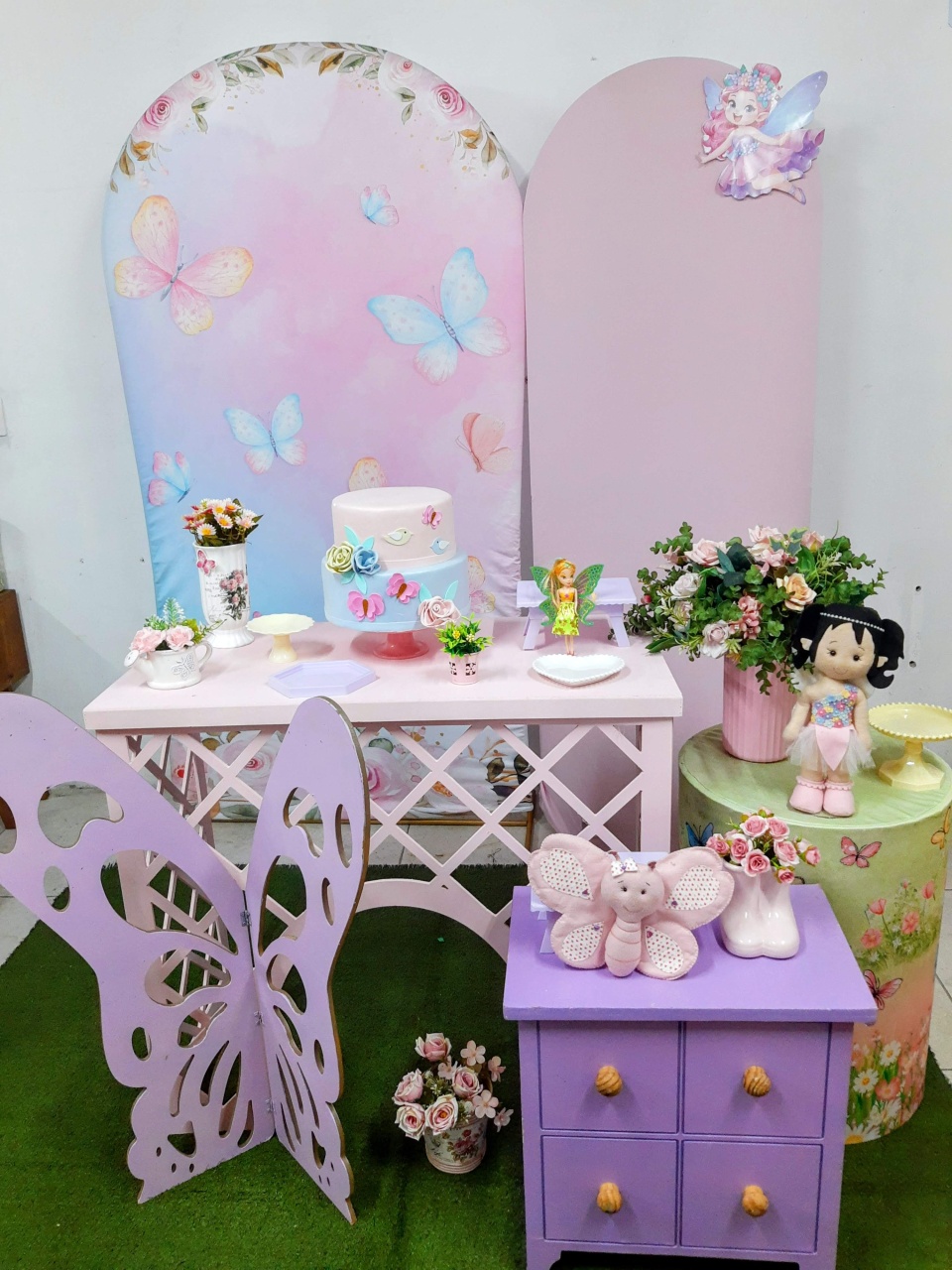 Jardim Borboletas Fada - Encanto Festivo 
