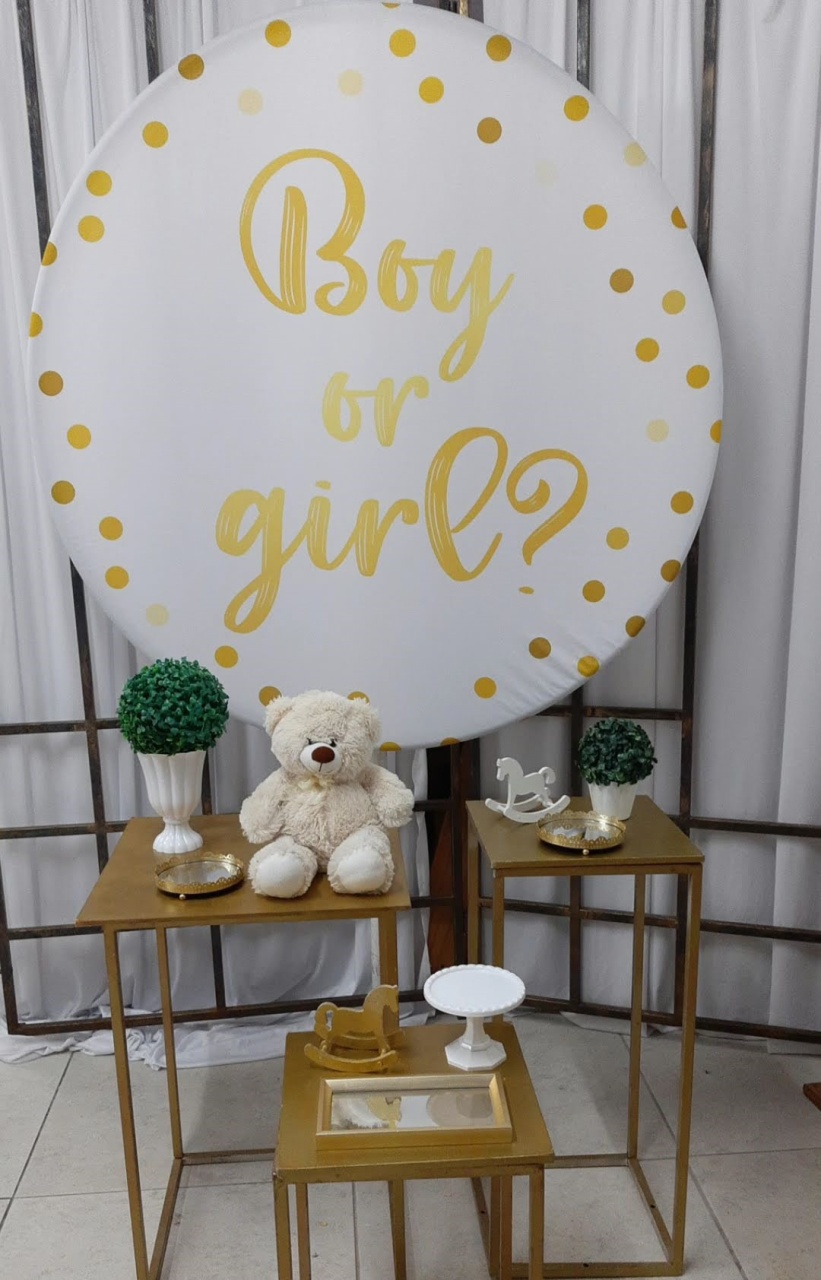 Boy Or Girl Dourado - Encanto Festivo 