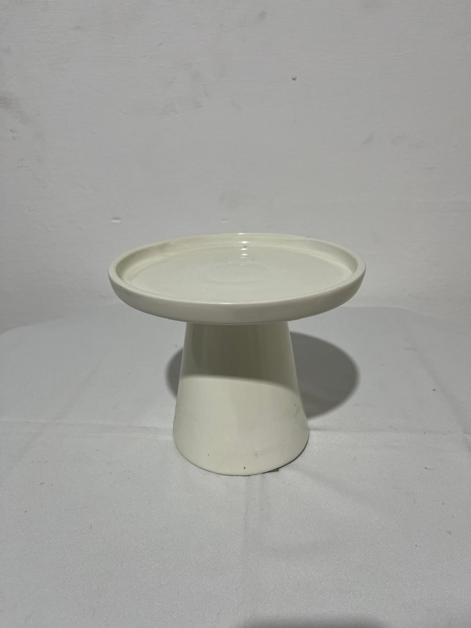 Bandeja Media Branca Ceramica - The Magic Froes