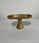 Bandeja Media Dourada Ceramica - imagem 1