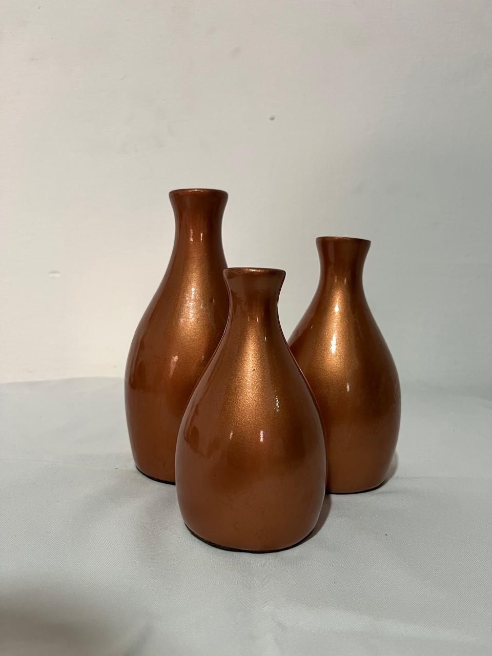 Trio de Vass Rose Ceramica - The Magic Froes