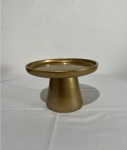 Bandeja Media Dourada Ceramica - imagem 2