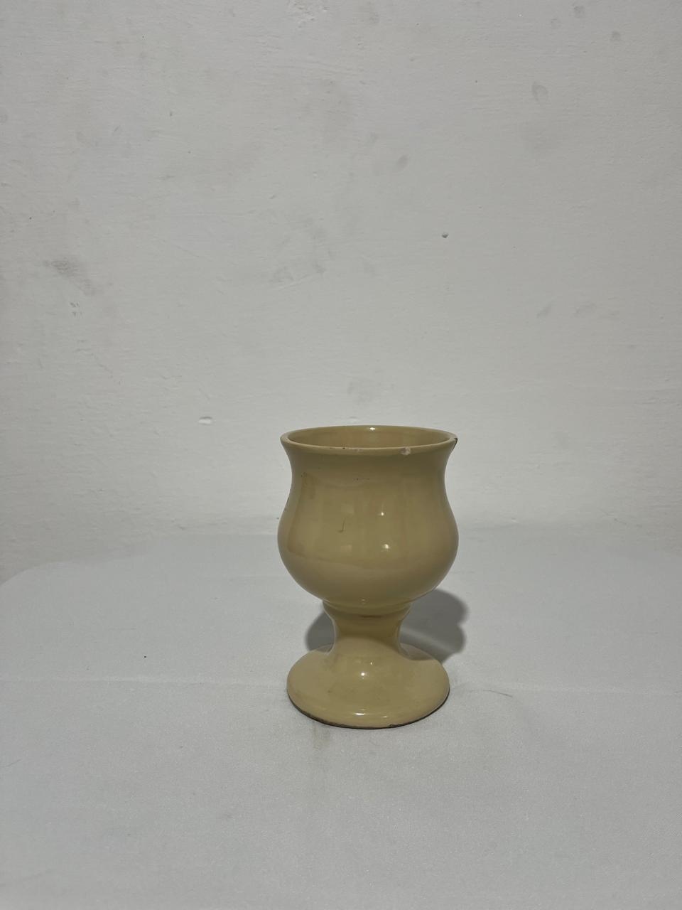 Vaso Pequeno Beje Ceramica - The Magic Froes