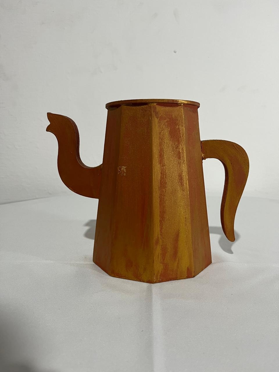 Vaso Medio Bule Dourado Mdf - The Magic Froes
