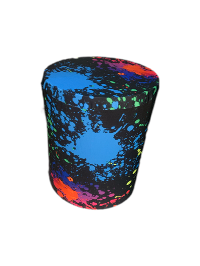 Capa de Cilindros Sublimada Neon P - Pegue e Dekore