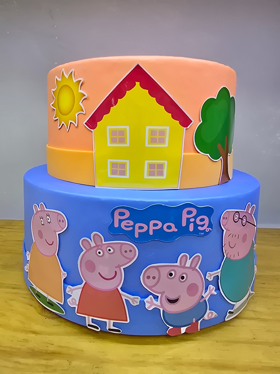 Bolo Fake Peppa Pig - Pegue e Dekore