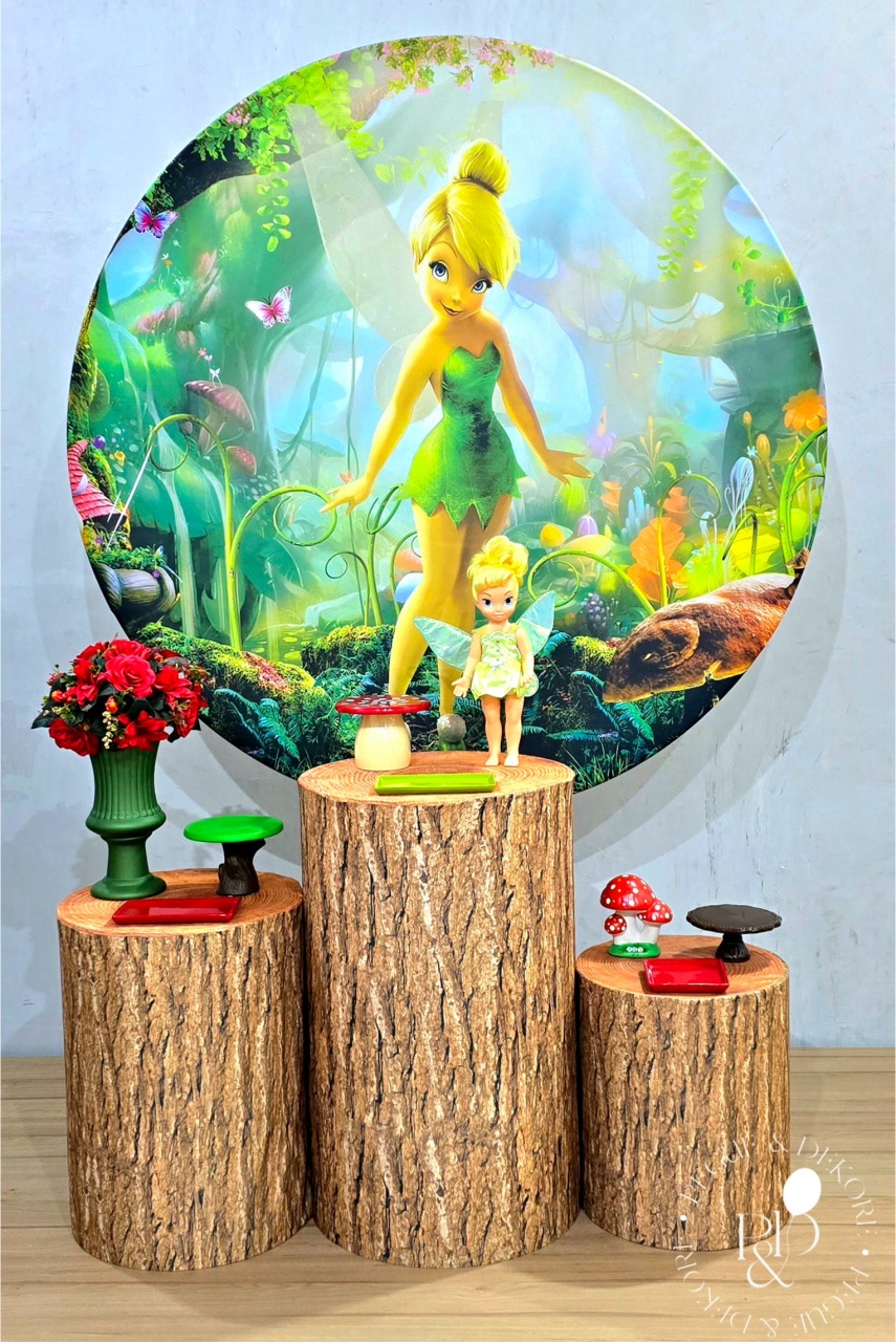 Kit Elegance Sininho 4 - Coleção: Mundo das Fadas - Pegue e Dekore