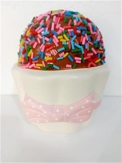 Brigadeiro G Laço Rosa - Pegue e Dekore