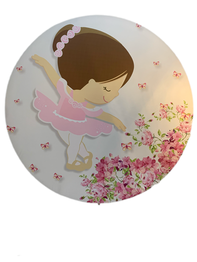Painel Sublimado Bailarina - Pegue e Dekore
