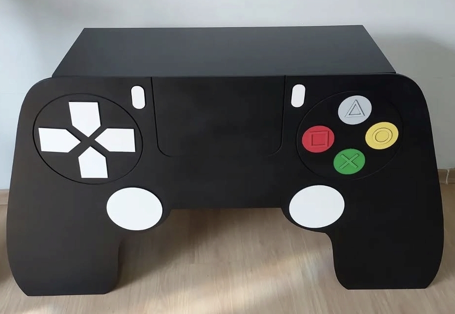 Mesa Controle Vídeo Game - Pegue e Dekore