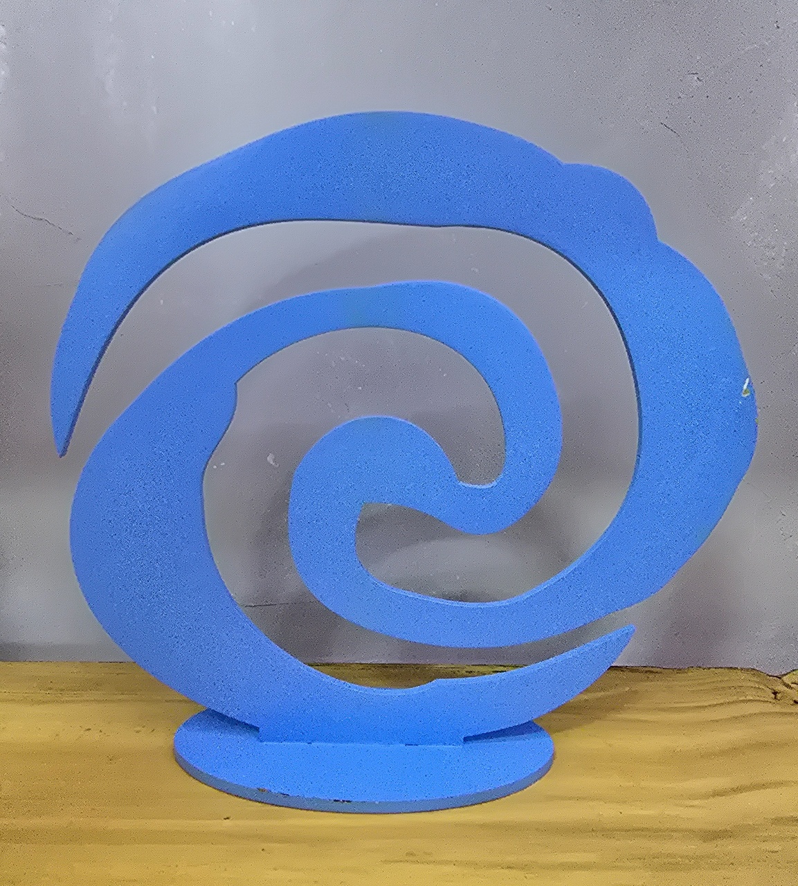 Display 3D Onda Moana Símbolo  - Pegue e Dekore