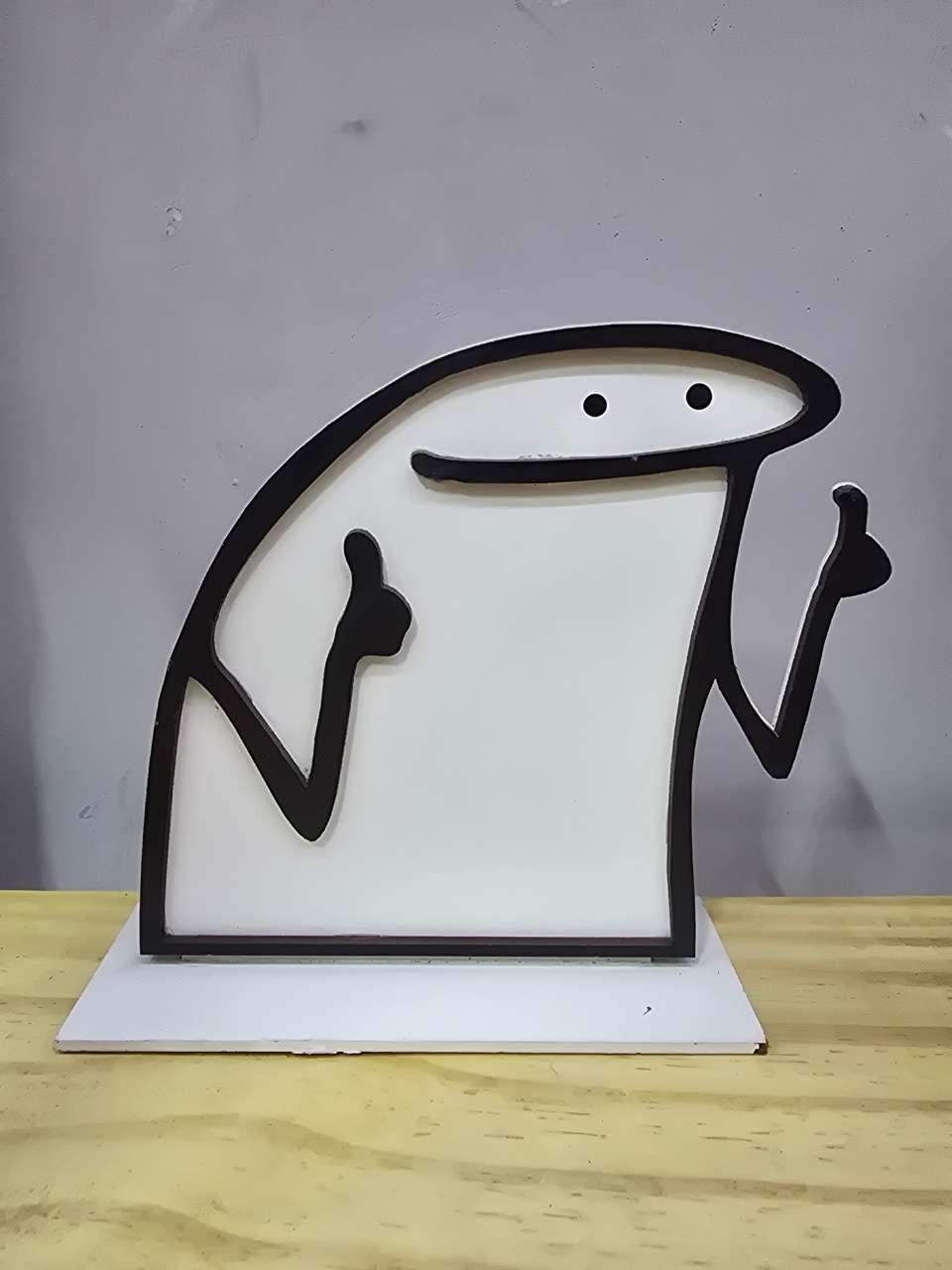 Display 3D Flork Joinha - Pegue e Dekore