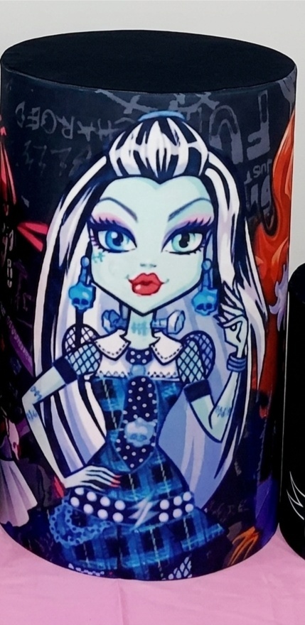 Capa de Cilindro Monster High G - Pegue e Dekore