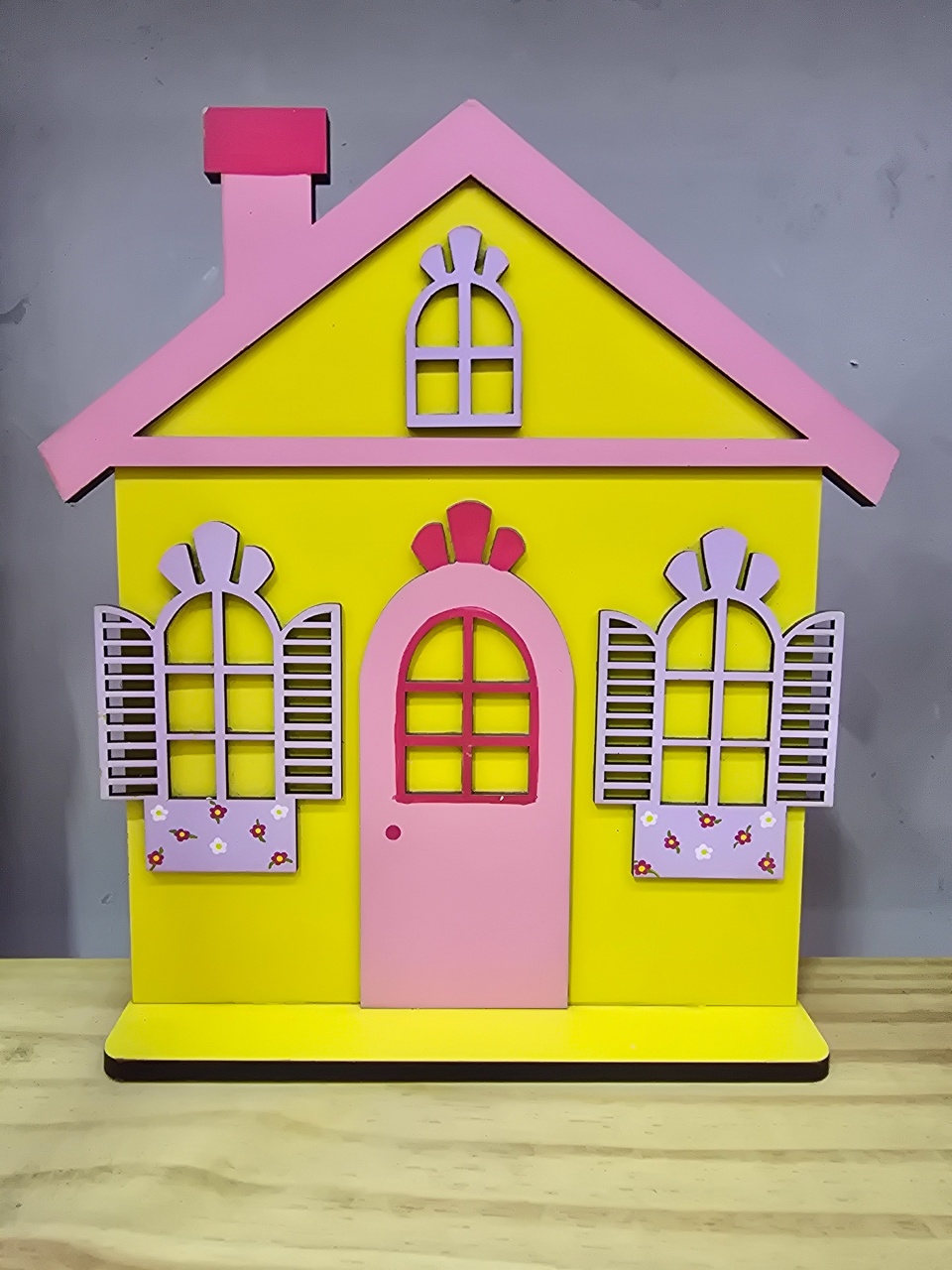 Display 3D Casa de Boneca - Pegue e Dekore