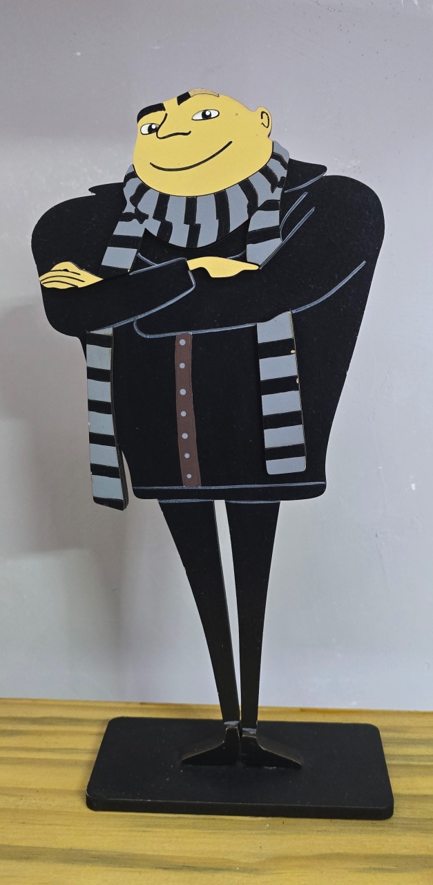 Display 3D Gru Minions - Pegue e Dekore